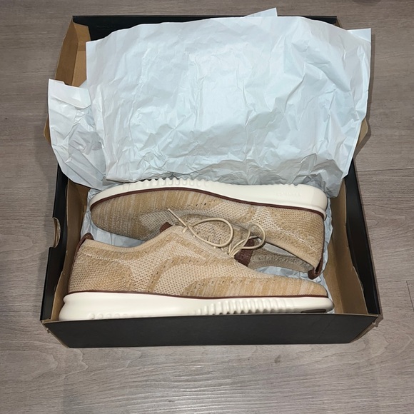 BRAND NEW Cole Haan - Size 12 ØriginalGrand Wingtip Oxford Tan - NEVER WORN main image 4